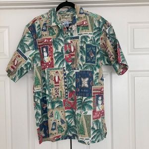 Reyn Spooner Hawaiian Christmas shirt, L